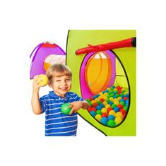 Alum online Dětský stan a hrací domeček s tunelem včetně 200 míčků