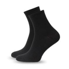 Aleszale 10x ženské bavlněné ponožky dlouhé vzory 39-42 - Černá