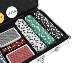 Alum online Poker set v kufříku - 300 žetonů