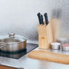 Alum online Kuchyňská olejivzdorná samolepící fólie - stříbrná se vzory