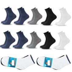 Aleszale 10x Pánské vysoké ponožky Bavlna Barvy 40-42