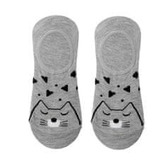 Aleszale 6x bavlněné ponožky s kočičím vzorem - 35-38