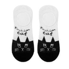 Aleszale 6x bavlněné ponožky s kočičím vzorem - 35-38