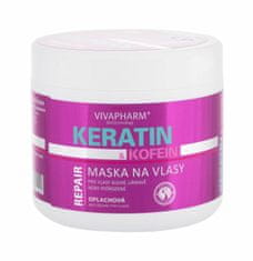 VIVACO 600ml vivapharm keratin & caffeine, maska na vlasy