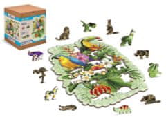 Wooden city Dřevěné puzzle Tropičtí ptáci 160 dílků EKO