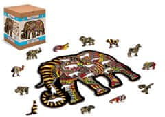 Wooden city Dřevěné puzzle Magický slon 150 dílků EKO