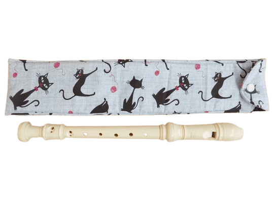 Tiki-Mechulka Pouzdro/obal na flétnu - kočky