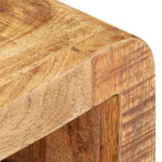 Greatstore Noční stolek 30 x 30 x 41 cm hrubé mangovníkové dřevo