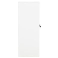 Vidaxl Kancelářská skříň bílá 90 x 40 x 105 cm ocel