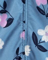 Carter's Overal bez nožiček s kapucí Blue Floral dívka NB/ vel. 56