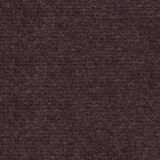 Vidaxl Výstavářský koberec vroubkovaný 1,2 x 20 m hnědý