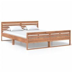 shumee Rám postele masivní teakové dřevo 160 x 200 cm