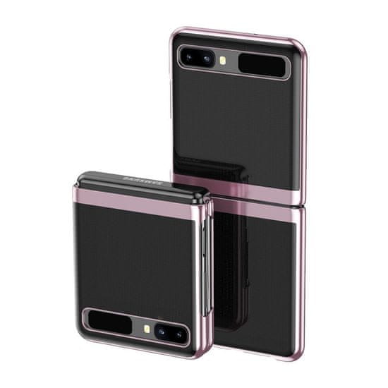 MG Plating Case ochranný kryt na Samsung Galaxy Z Flip, růžový