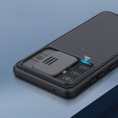 Nillkin CamShield silikonový kryt na Samsung Galaxy A52 4G / A52 5G / A52s 5G, černý
