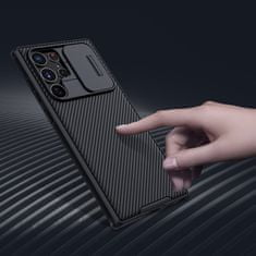 Nillkin CamShield silikonový kryt na Samsung Galaxy S22 Ultra, černý