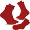 Silné, teplé vlněné dámské ponožky 39-42 - Červené