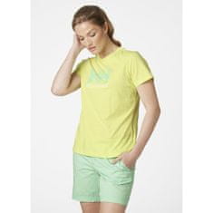 Helly Hansen Tričko zelené XS W Logo Tshirt