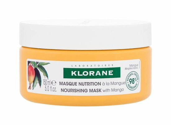 Klorane 150ml mango nourishing mask, maska na vlasy