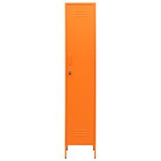 Vidaxl Uzamykatelná skříň oranžová 35 x 46 x 180 cm ocel