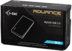 I-TEC MYSAFE Advanced 3.5" USB 3.0, černá