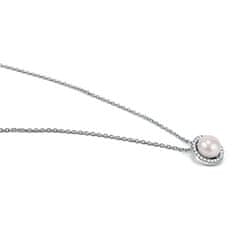 Morellato Elegantní stříbrný náhrdelník s perlou Perla SAER49