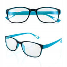 Aleszale Dioptrické brýle DELI do práce - modré NULA