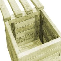 Petromila Zahradní lavice s truhlíkem impregnované borové dřevo