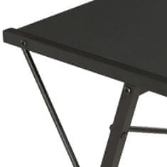 Petromila Psací stůl s poličkami černý 116 x 50 x 93 cm