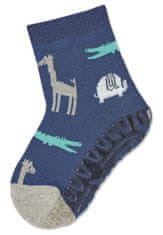 Sterntaler ponožky ABS protiskluzové chodidlo AIR, 2 páry, safari, modré, šedé 8032220, 22