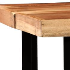 Greatstore Barový stůl masivní akáciové dřevo 150 x 70 x 107 cm