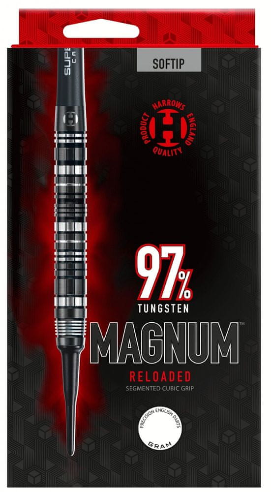 Harrows Šipky Magnum Reloaded 97% soft 18 G