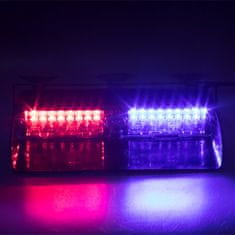 Stualarm PREDATOR LED vnitřní, 16x LED 3W, 12V, modro-červený (kf740blre)