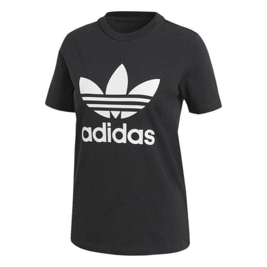 Adidas Tričko černé Trefoil