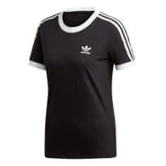 Adidas Tričko černé XS 3 Stripes Tee