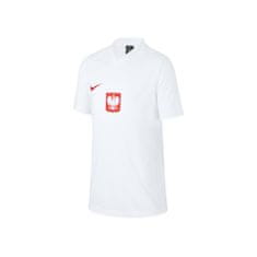 Nike Tričko bílé XL JR Polska Breathe Football