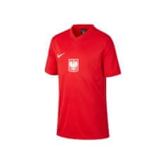 Nike Tričko červené M JR Polska Breathe Football