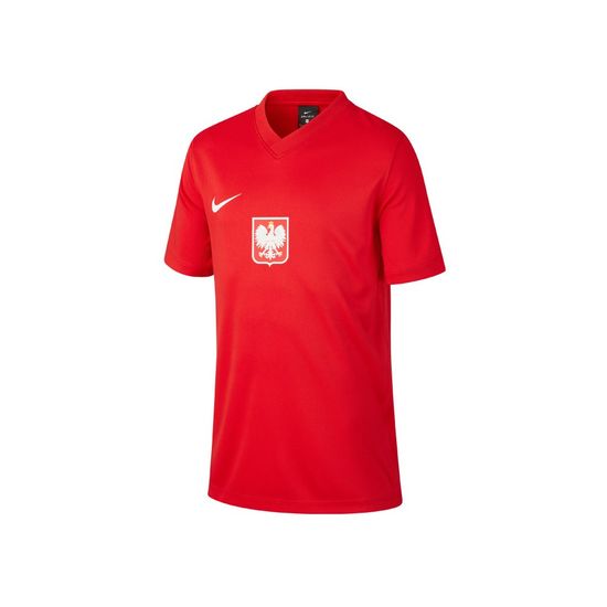 Nike Tričko červené JR Polska Breathe Football