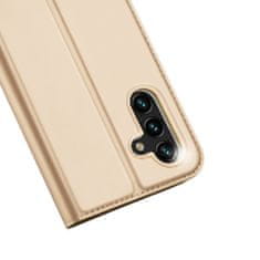 Dux Ducis Skin Pro knížkové kožené pouzdro na Samsung Galaxy A13 5G, zlaté