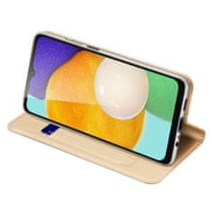 Dux Ducis Skin Pro knížkové kožené pouzdro na Samsung Galaxy A13 5G, zlaté