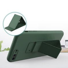MG Kickstand silikonový kryt na iPhone 13, mint