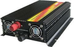 Carspa Měnič napětí+UPS 12V/230V/1000W, UPS1000, modifikovaná sinus.