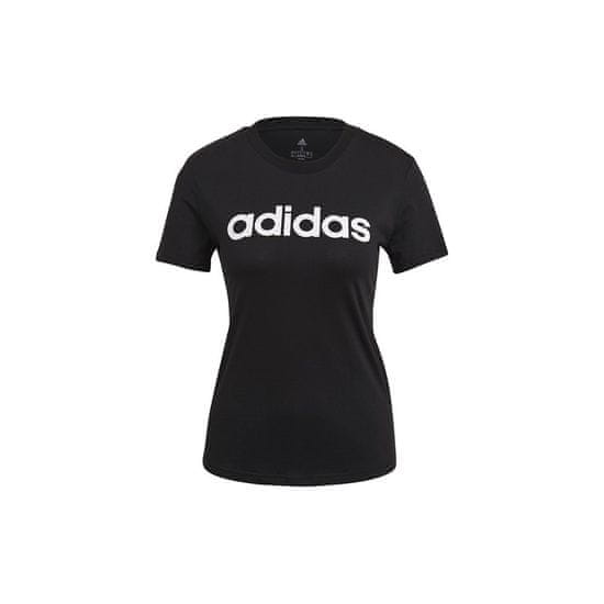 Adidas Tričko černé Essentials Embroidered