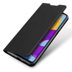 Dux Ducis Skin Pro knížkové kožené pouzdro na Samsung Galaxy M52 5G, černé