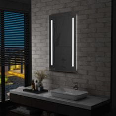 shumee vidaXL LED koupelnové zrcadlo s policí 60 x 100 cm