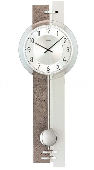 AMS design Kyvadlové nástěnné hodiny 7440 AMS 67cm