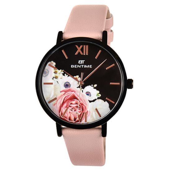 Bentime Dámské květinové hodinky 005-9MB-PT11894S