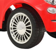 Greatstore Dětské autíčko Fiat 500 červené