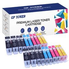 GP TONER 20x Kompatiblní inkoustová kazeta pro CANON PGI-550XL CLI-551XL Pixma IP7250 MG5450 5550 6350 sada