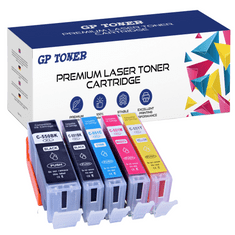 GP TONER 5x Kompatiblní inkoustová kazeta pro CANON PGI-550XL CLI-551XL Pixma IP7250 MG5450 5550 6350 sada