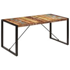 Greatstore Jídelní stůl 160 x 80 x 75 cm masivní recyklované dřevo